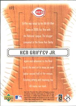 2001 SP Game Bat - Big League Hit Parade #HP2 Ken Griffey Jr.  Back