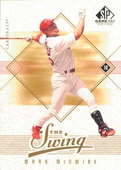 2001 SP Game Bat - In the Swing #IS14 Mark McGwire  Front