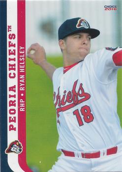 2016 Choice Peoria Chiefs #17 Ryan Helsley Front