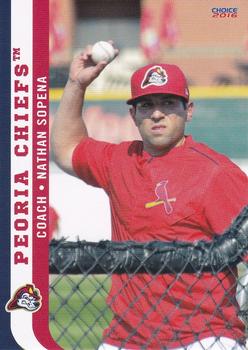 2016 Choice Peoria Chiefs #29 Nathan Sopena Front