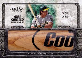 2016 Topps Tier One - Limited Lumber #LL-JCA Jose Canseco Front