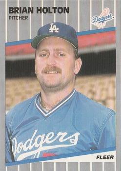 1989 Fleer #63 Brian Holton Front
