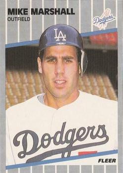 1989 Fleer #66 Mike Marshall Front