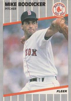 1989 Fleer #80 Mike Boddicker Front