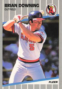 1989 Fleer #475 Brian Downing Front