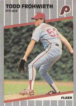 1989 Fleer #567 Todd Frohwirth Front