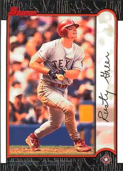 1999 Bowman #15 Rusty Greer Front