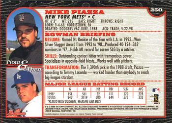 1999 Bowman #250 Mike Piazza Back