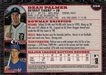 1999 Bowman #258 Dean Palmer Back