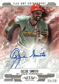 2016 Topps Tier One - Tier One Autographs #T1A-OS Ozzie Smith Front