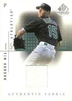 2001 SP Game Used Edition - Authentic Fabric #TH Tim Hudson  Front