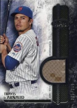 2016 Topps Tier One - Tier One Relics #T1R-TD Travis D'Arnaud Front