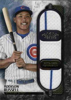 2016 Topps Tier One - Tier One Relics Triple Swatch #T1TR-ARU Addison Russell Front