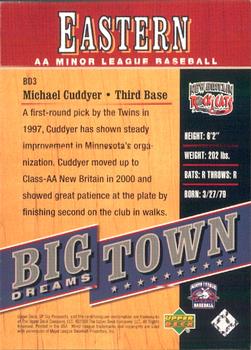 2001 SP Top Prospects - Big Town Dreams #BD3 Michael Cuddyer  Back