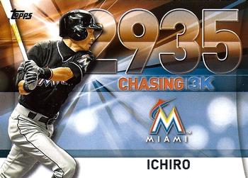 2016 Topps - Chasing 3K #3000-30 Ichiro Front