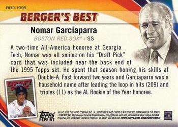 2016 Topps - Berger's Best (Series 2) #BB2-1995 Nomar Garciaparra Back