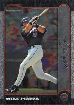1999 Bowman Chrome #250 Mike Piazza Front