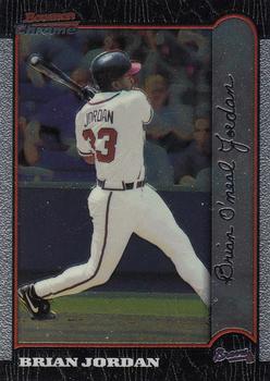 1999 Bowman Chrome #253 Brian Jordan Front