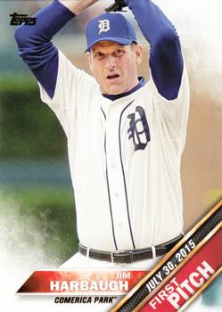 2016 Topps - First Pitch (Series 2) #FP-7 Jim Harbaugh Front
