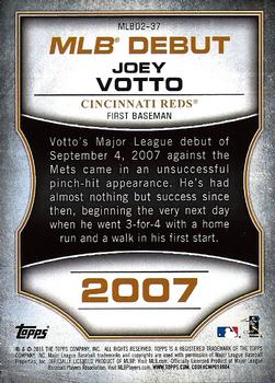 2016 Topps - MLB Debut Silver (Series 2) #MLBD2-37 Joey Votto Back