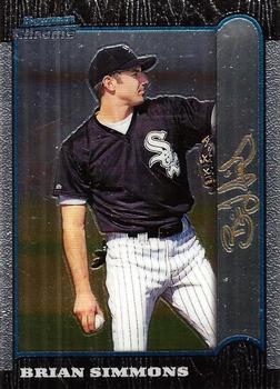 1999 Bowman Chrome - Gold #146 Brian Simmons  Front
