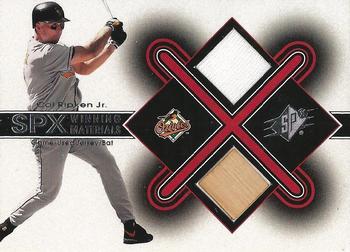 2001 SPx - Winning Materials Jersey/Bat #CR Cal Ripken Jr.  Front