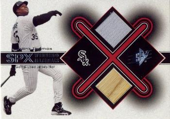 2001 SPx - Winning Materials Jersey/Bat #FT Frank Thomas  Front