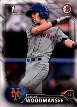 2016 Bowman Draft #BD-86 Colby Woodmansee Front