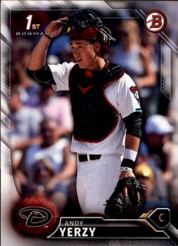 2016 Bowman Draft #BD-87 Andy Yerzy Front