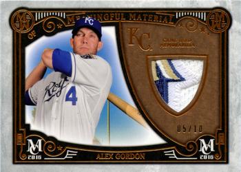 2016 Topps Museum Collection - Meaningful Material Prime Relics Copper #MMPR-AGO Alex Gordon Front