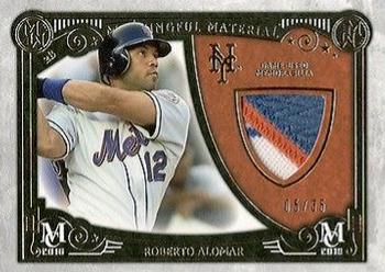 2016 Topps Museum Collection - Meaningful Material Prime Relics Gold #MMPR-RA Roberto Alomar Front