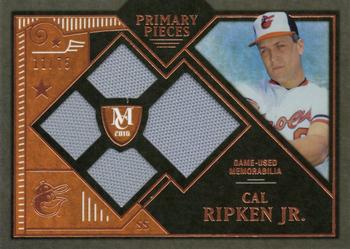 2016 Topps Museum Collection - Single-Player Primary Pieces Quad Relics Copper #PPQR-CR Cal Ripken Jr. Front