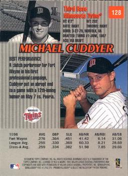 1999 Bowman's Best #128 Michael Cuddyer Back