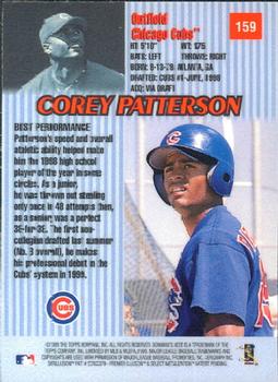 1999 Bowman's Best #159 Corey Patterson Back