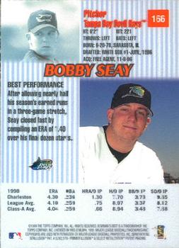 1999 Bowman's Best #166 Bobby Seay Back