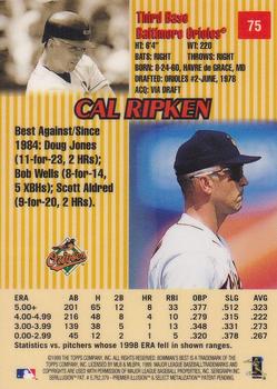 1999 Bowman's Best #75 Cal Ripken Back