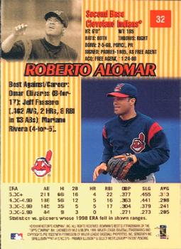 1999 Bowman's Best #32 Roberto Alomar Back