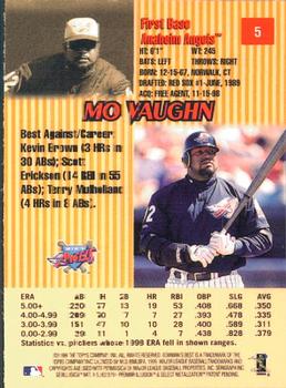 1999 Bowman's Best #5 Mo Vaughn Back