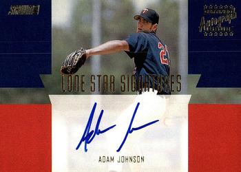 2001 Stadium Club - Lone Star Signatures #LS16 Adam Johnson Front