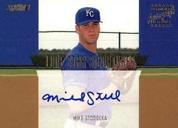 2001 Stadium Club - Lone Star Signatures #LS18 Mike Stodolka Front