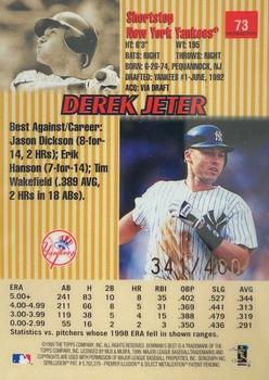1999 Bowman's Best - Refractors #73 Derek Jeter  Back