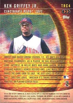 2001 Topps - A Tradition Continues #TRC4 Ken Griffey Jr. Back