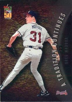 2001 Topps - A Tradition Continues #TRC10 Greg Maddux Front