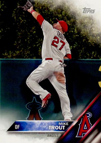 2016 Topps - Baseball Stadium Giveaways #LAA Mike Trout Front