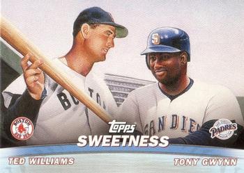 2001 Topps - Combos #TC15 Sweetness (Ted Williams / Tony Gwynn) Front