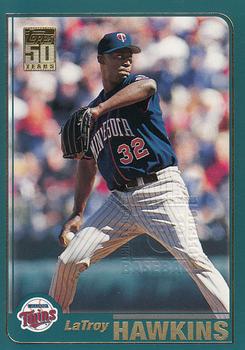 2001 Topps - For Topps Employees #296 LaTroy Hawkins  Front