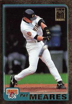 2001 Topps - Gold #28 Pat Meares Front