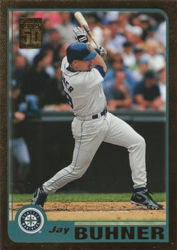 2001 Topps - Gold #35 Jay Buhner Front