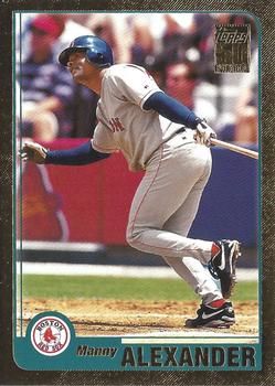 2001 Topps - Gold #69 Manny Alexander Front