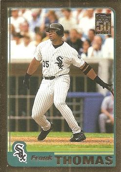 2001 Topps - Gold #240 Frank Thomas Front